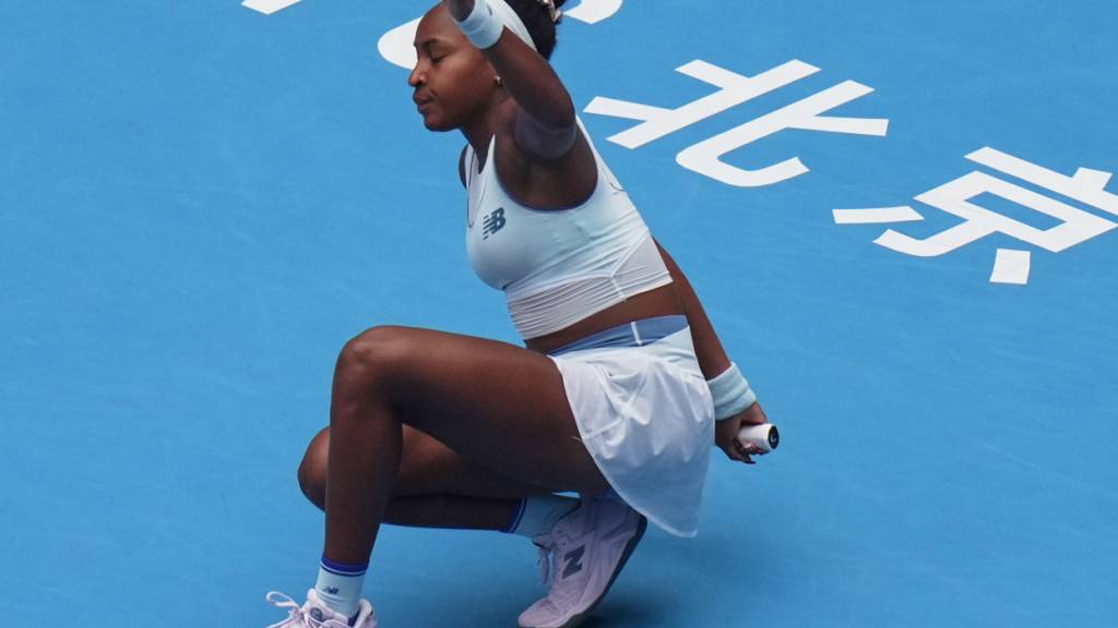 Selten aus der Balance geraten: Coco Gauff gewinnt den rein amerikanischen Final in Wuhan gegen Jessica Pegula in zwei Sätzen