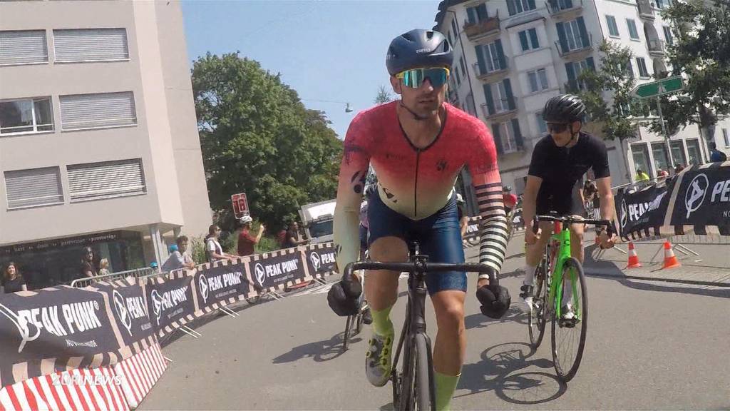 Ultraschnelles Rennen: Velofahrer ohne Bremsen sorgen in Zürich für Spektakel