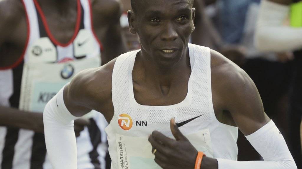 Eliud Kipchoge lief in Berlin zu einem Marathon-Weltrekord