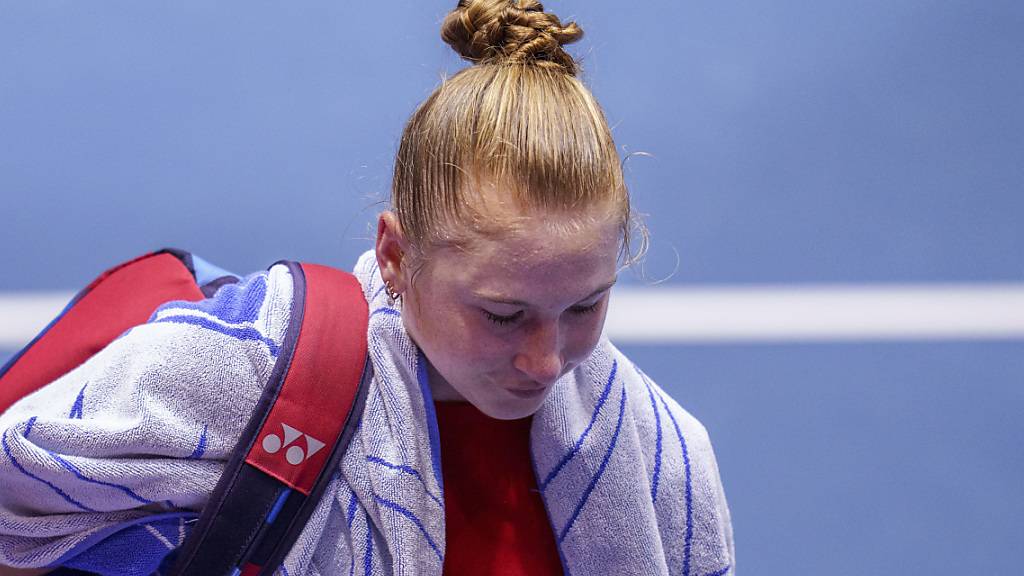 Trauriger Abschied trotz starker Leistung: Teamneuling Céline Naef unterlag am Finalturnier in Sevilla der Amerikanerin Danielle Collins