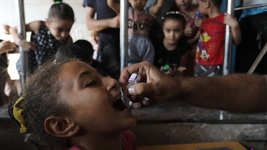 Erste Runde der Polio-Impfkampagne im Gazastreifen beendet