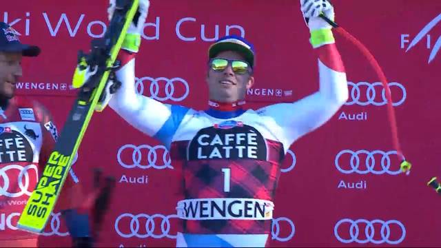 Beat Feuz holt in Wengen erneut Abfahrts-Sieg