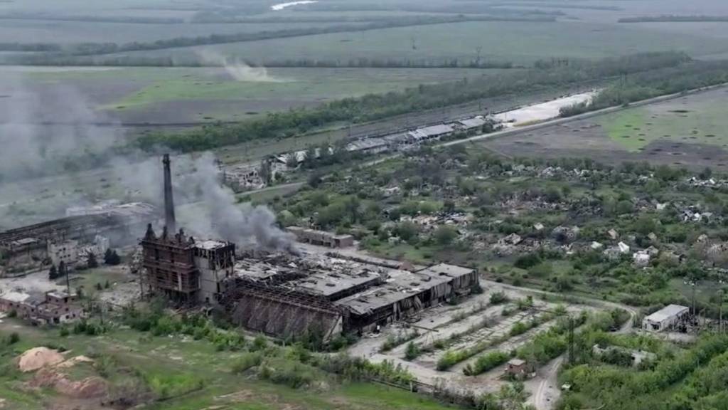 ARCHIV - Das Dorf Ocheretyne in der Region Donezk im Osten der Ukraine wurde von russischen Truppen eingenommen. Foto: Uncredited/Kherson/Green/dpa