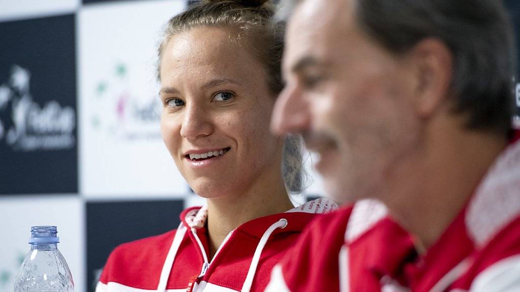 Keine Überraschungen: Viktorija Golubic macht für das Fed-Cup-Team von Captain Heinz Günthardt am Samstag den Auftakt gegen Madison Keys