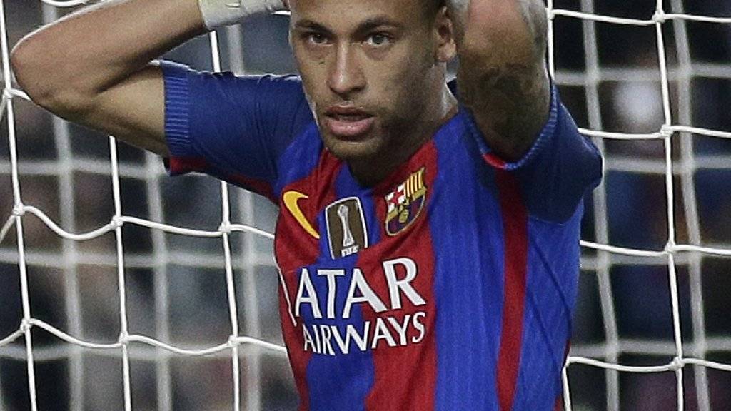 Gerät Stürmerstar Neymar im Zuge des Korruptionsskandals um seinen Transfer zum FC Barcelona in Erklärungsnot?