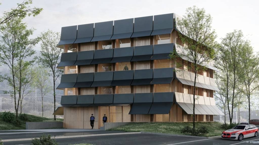 Polizeineubau in Chur als Vorzeigeprojekt für ökologisches Bauen