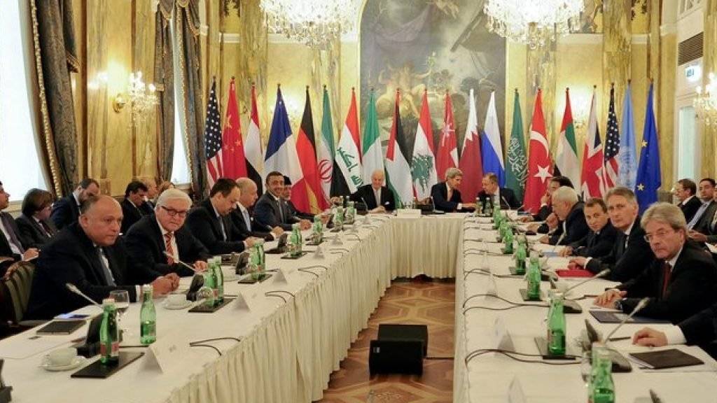 In Wien haben die Beratungen der Aussenminister zu Syrien begonnen.