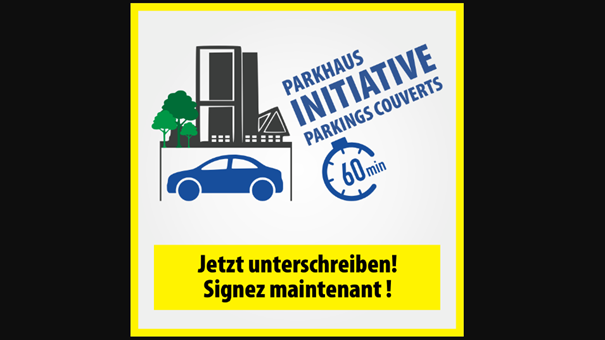 Lancierung der «Parkhaus-Initiative» in Biel am Donnerstag, 15.8.2024.