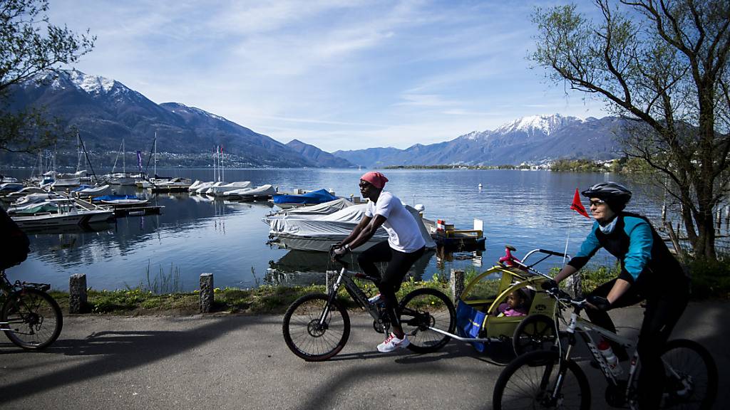 Slow-Up findet 2024 schweizweit an 18 verschiedenen Tagen und Orten statt. Den Anfang macht am Sonntag das Tessin. (Archivbild)