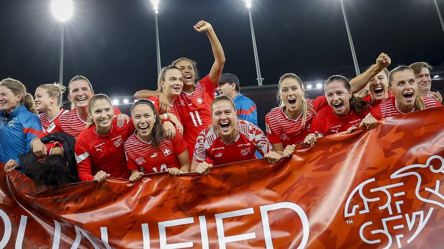 Die Fussballnationalmannschaft der Frauen ist für die WM qualifiziert.