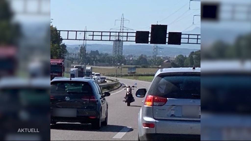 Fahrerloses Motorrad auf A1: Wie geht das?