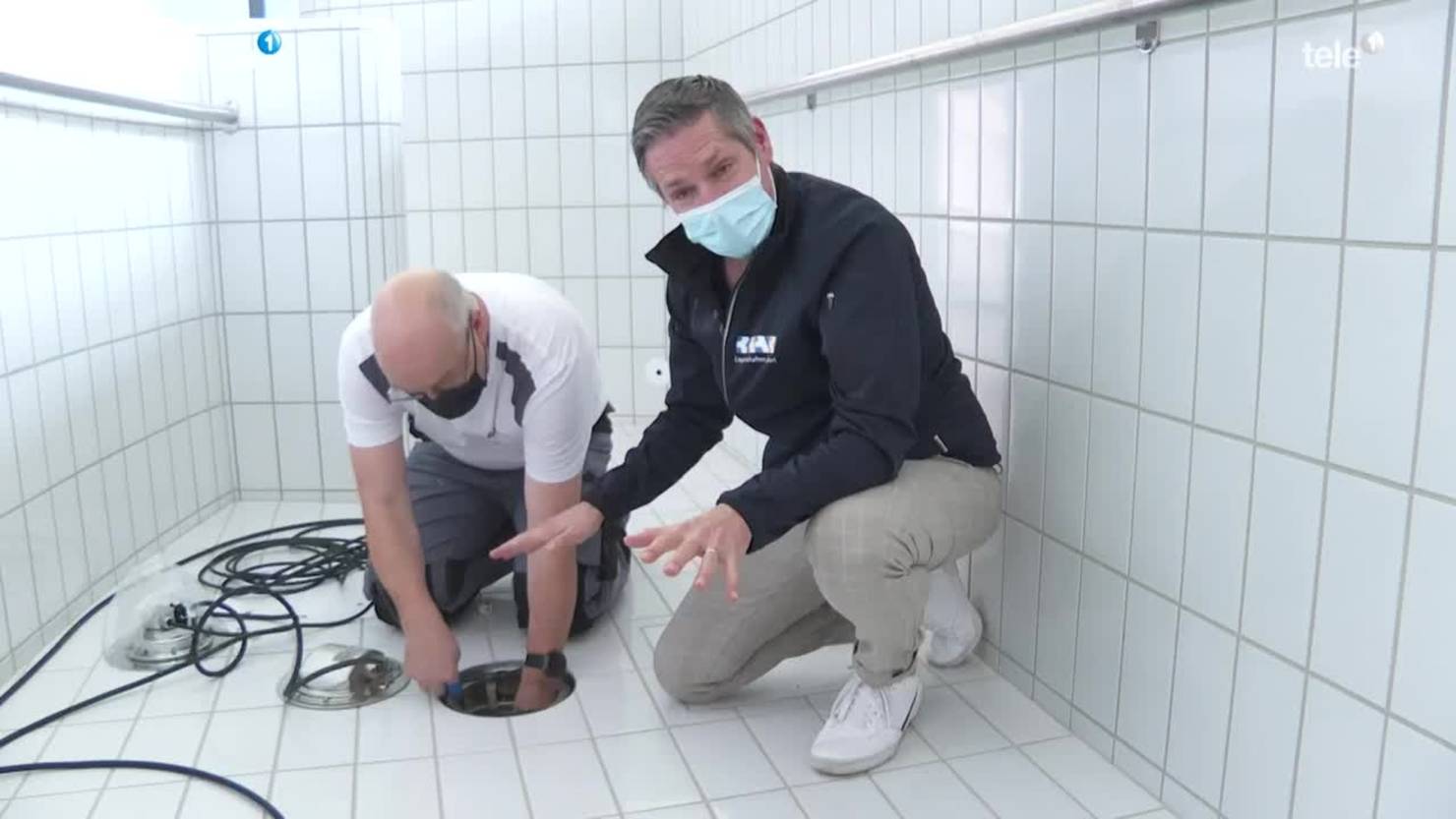 Sanierung Schwimmbad Lättich Baar | Tele1