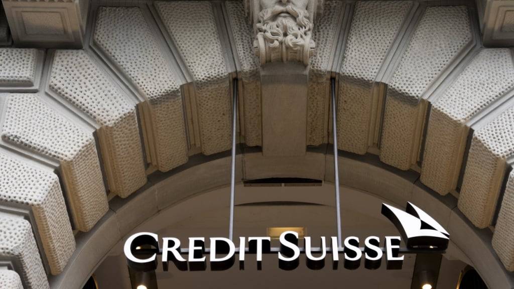 Das Logo der Credit Suisse am einstigen Hauptsitz am Zürcher Paradeplatz.