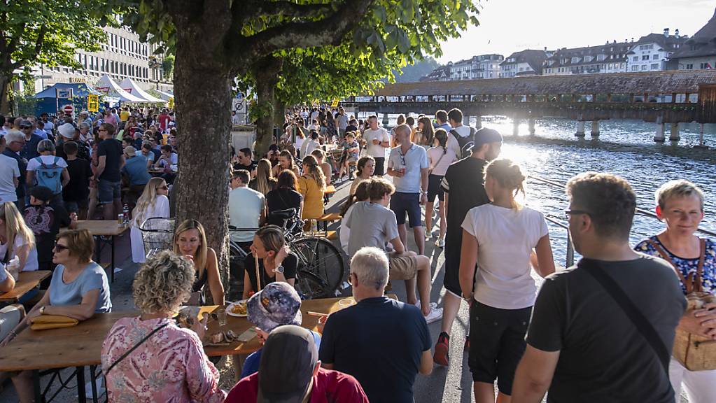 Ein Fest für die Bevölkerung: 2022 fand das Stadtfest in Luzern statt. (Archivibld)