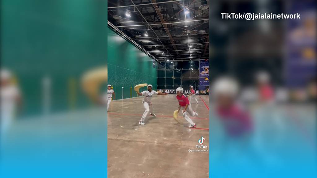 Die schnellste Ballsportart der Welt «Jai Alai» geht viral