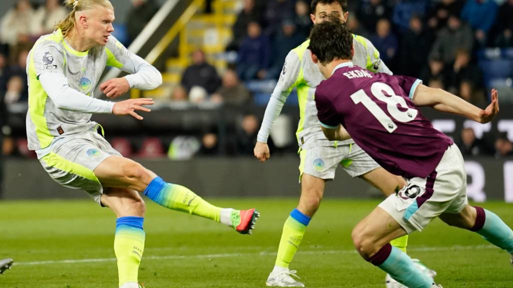 Erling Haaland schoss Manchester City in Burnley zum Sieg