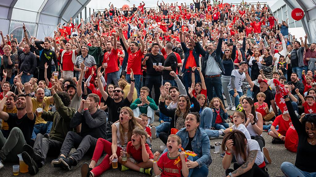 Das EM-Spiel gegen Ungarn war in der Schweiz ein Strassenfeger