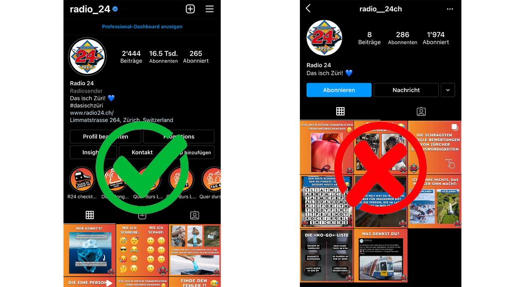 Wie erkenne ich Fake Accounts?
