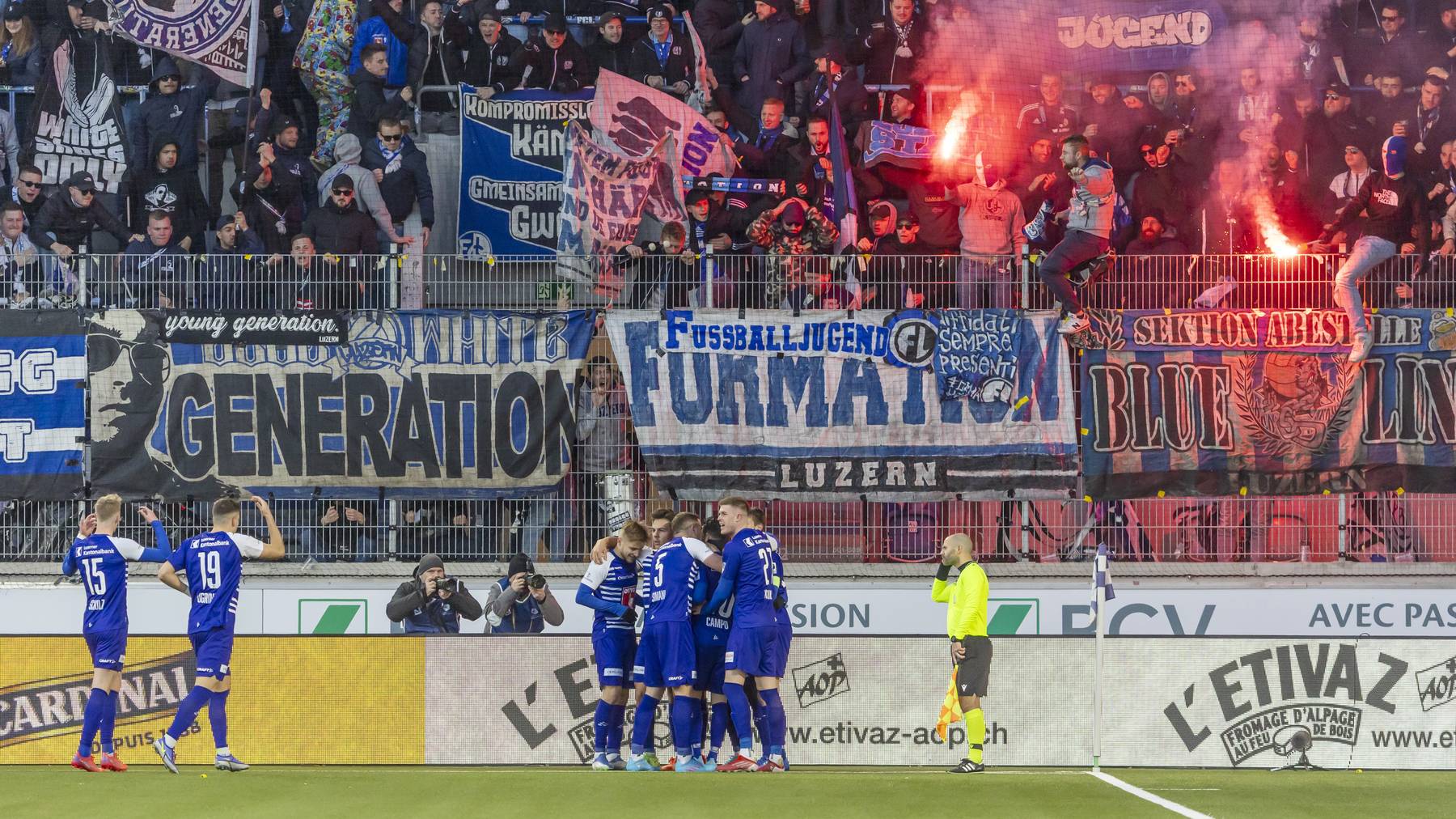 Das letzte Gastspiel in Lausanne im Februar 2022 konnte der FCL mit 2:1 gewinnen.