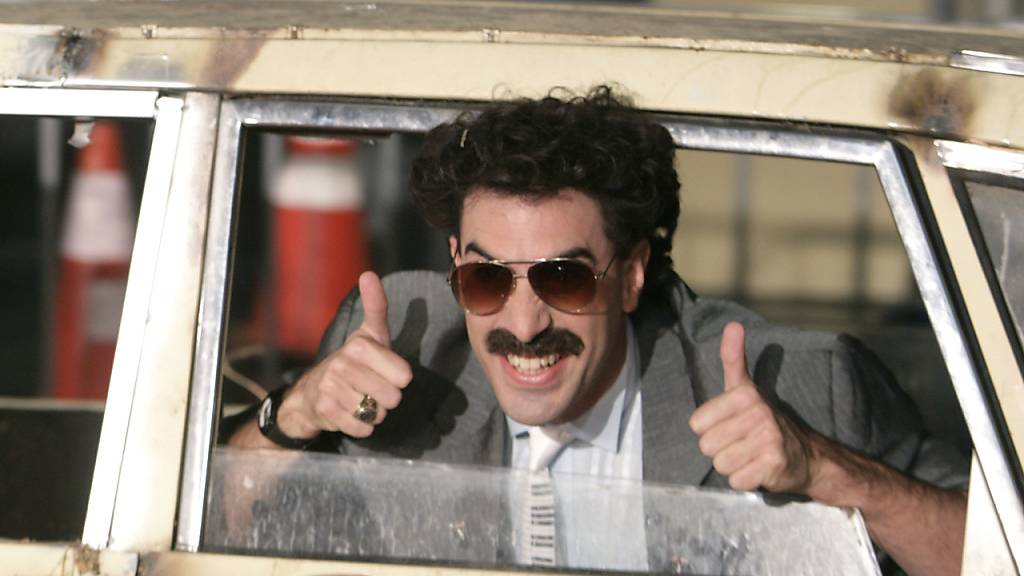 ARCHIV - Schauspieler Sacha Baron Cohen in der Rolle des Borat. Foto: Matt Sayles/SAYLES/AP/dpa