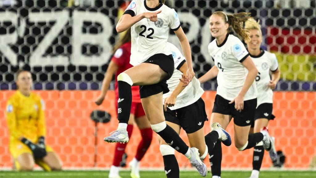 Jule Brand war mit einem Tor und einem Assist entscheidend beim 2:0-Sieg von Deutschland