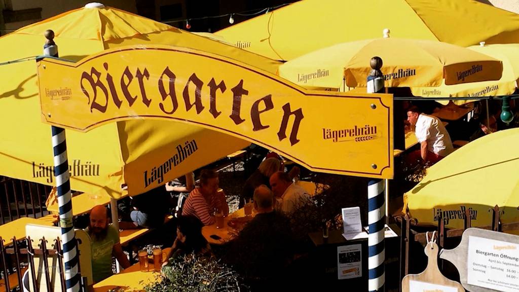 In Wettingen wurde ein Biergarten-Schild gestohlen