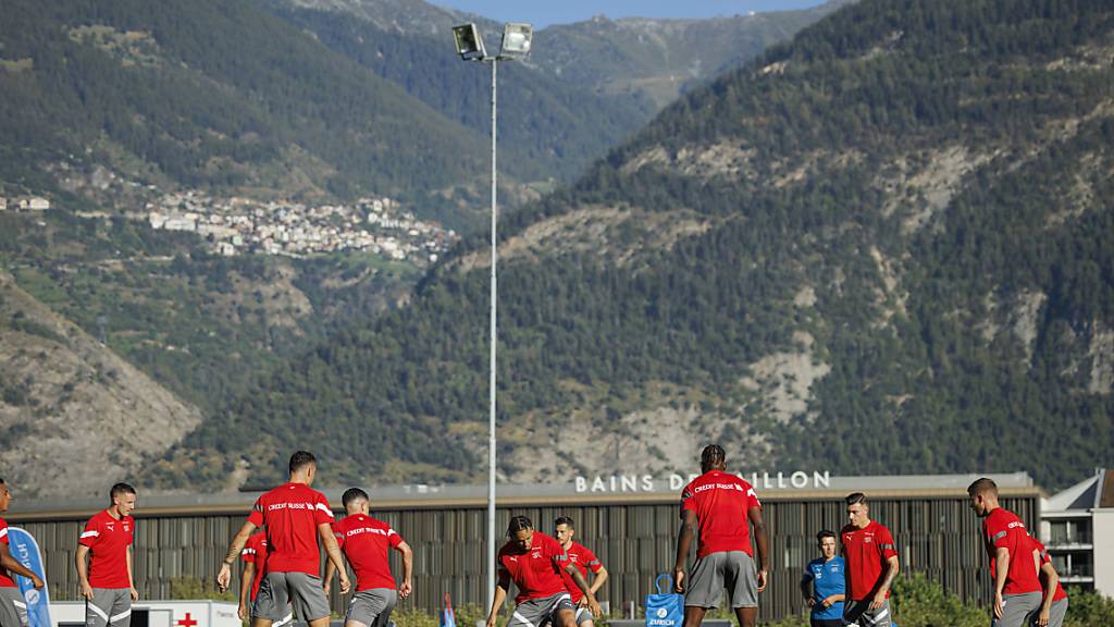 Das Nationalteam trainiert in Saillon