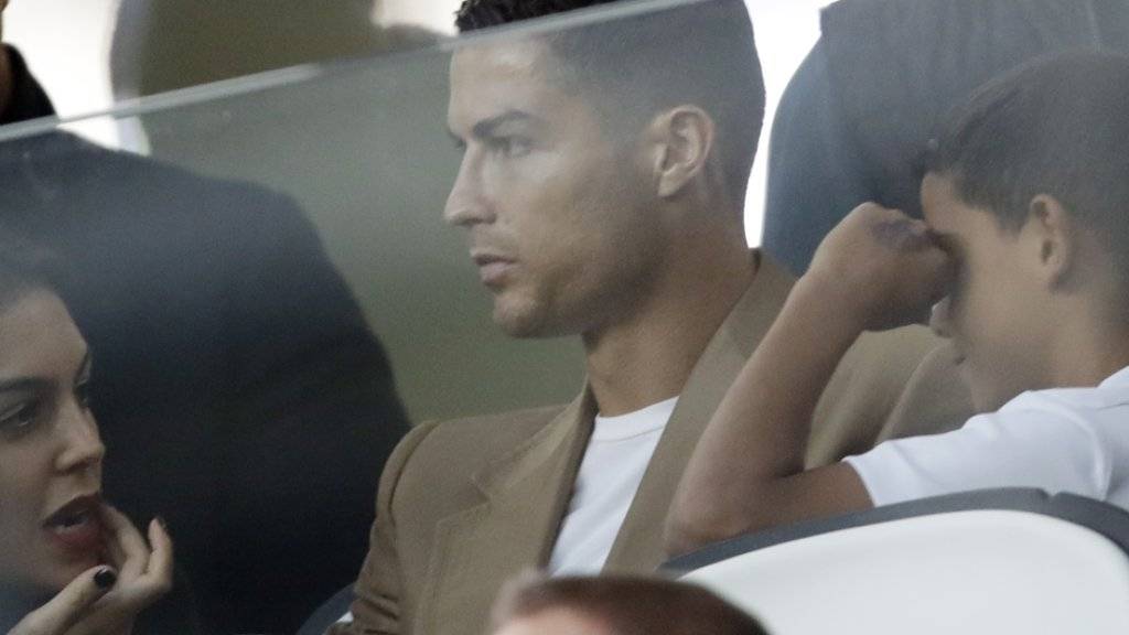 Aufgrund von Vorwürfen sexueller Belästigung gegen den Fussballstar Cristiano Ronaldo sind auch die Aktien seines Fussballklubs eingebrochen. (Archivbild)