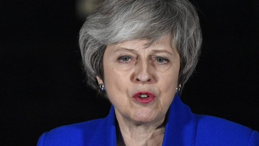 Die britische Premierministerin Theresa May kommt wegen der Brexit-Krise nicht ans WEF in Davos. (Archiv)