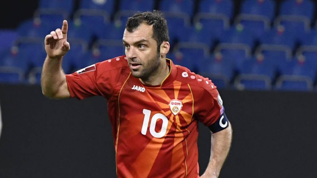 Auf Goran Pandev lasten fast sämtliche Erwartungen der kleinsten, an der EM vertretenen Fussballnation, Nordmazedonien