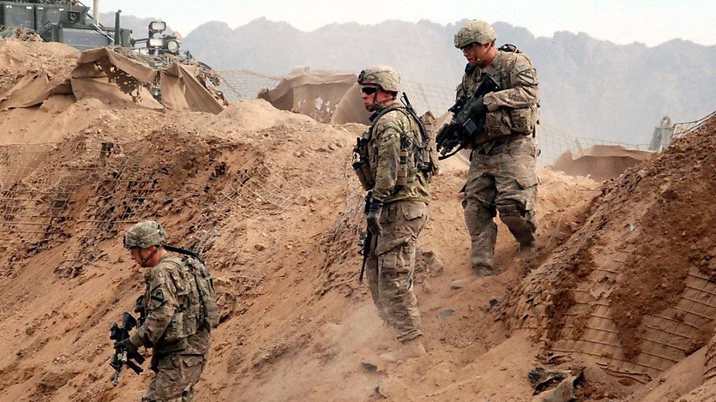 US-Soldaten bei einem Einsatz in Afghanistan. (Archiv)