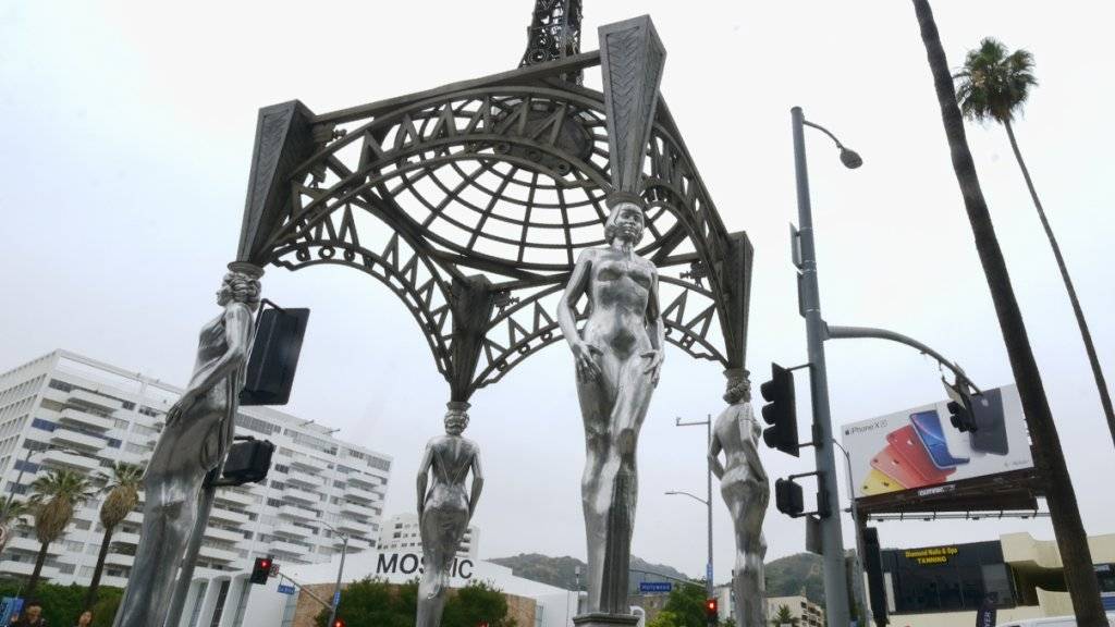 Der Dieb entfernte die Statue von Marilyn Monroe von der Spitze des zwei Stockwerke hohen Kunstwerks «Four Ladies of Hollywood» in Los Angeles. (Archivbild)