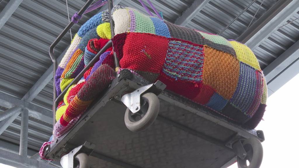 Eine Wolldecke aus 1000 Blätzen für die Cabriobahn