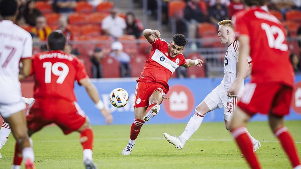 Besorgte beim 4:1 gegen Toronto den Endstand: Allan Arigoni traf erstmals seit seinem Wechsel von Lugano zu Chicago