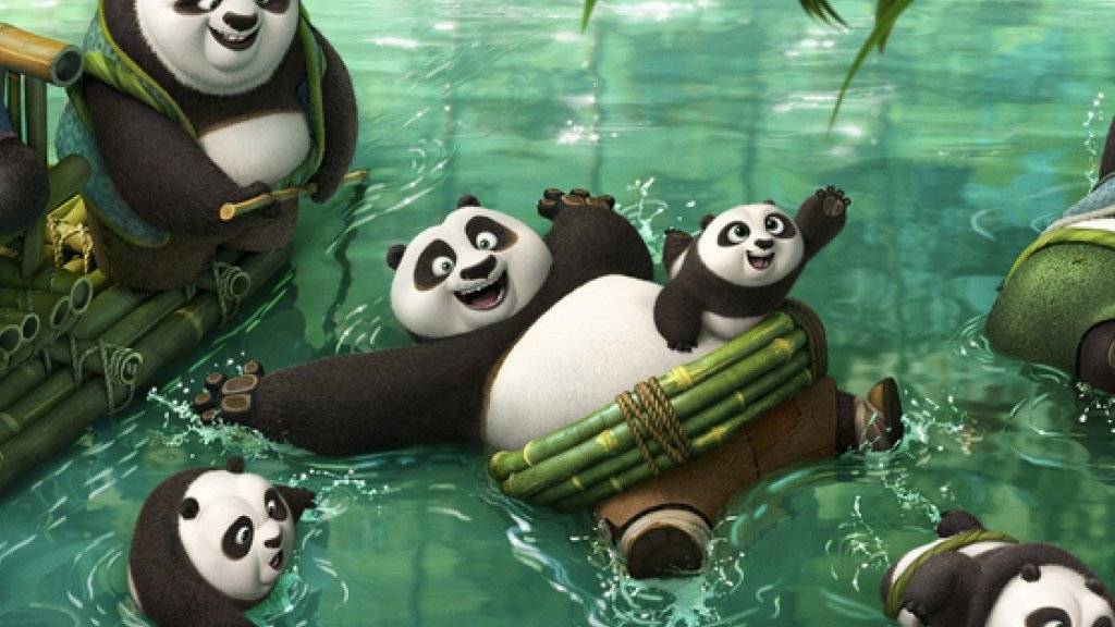 Der Animationsfilm «Kung Fu Panda 3» hat am letzten Wochenende am meisten Leute in die Schweizer Kinos gelockt. (Archivbild)