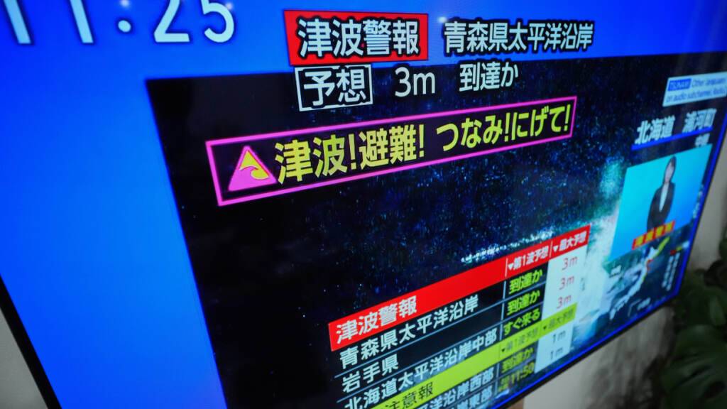 Tsunami-Warnung in Japan aufgehoben