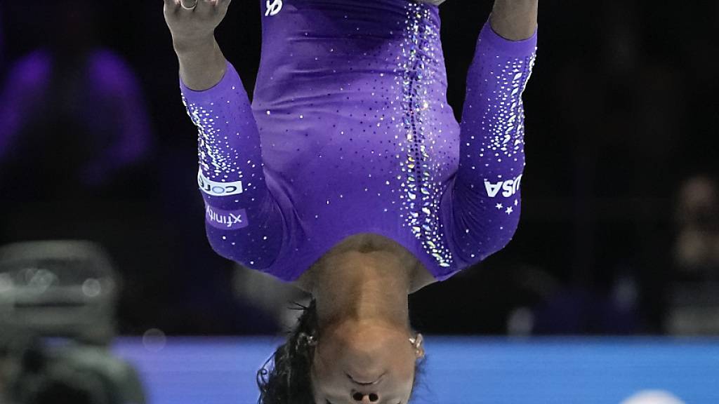 Simone Biles behielt an der WM in Antwerpen stets die Orientierung