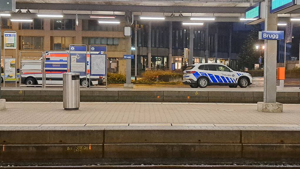 Polizei Bahnhof Brugg, offene Drogenszene