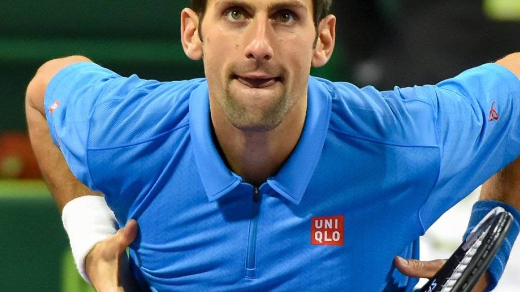 Novak Djokovic lässt sich in Bedrängnis bringen