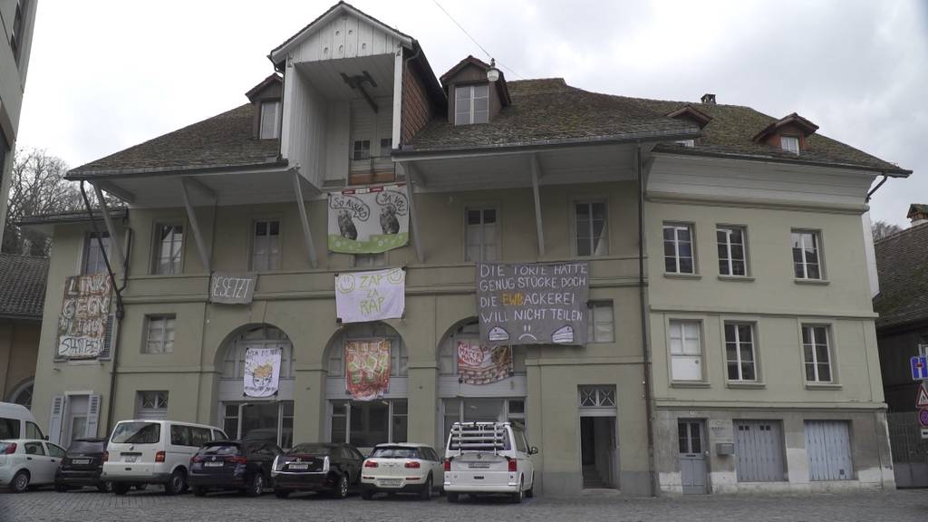 Polizei räumt besetztes Haus an der Wasserwerkgasse