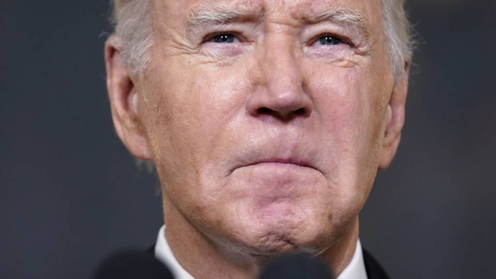 US-Präsident Joe Biden will beim US-Kongress ein umfassendes Hilfspaket unter anderem für die Ukraine und Israel beantragen. Foto: Evan Vucci/AP