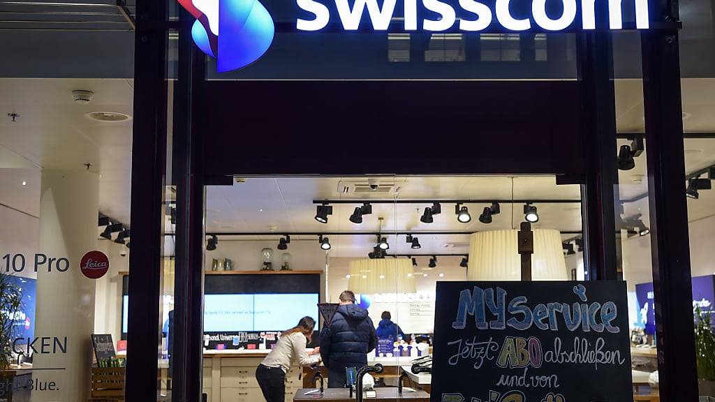 Der Swisscom-Shop in Zürich-Oerlikon.