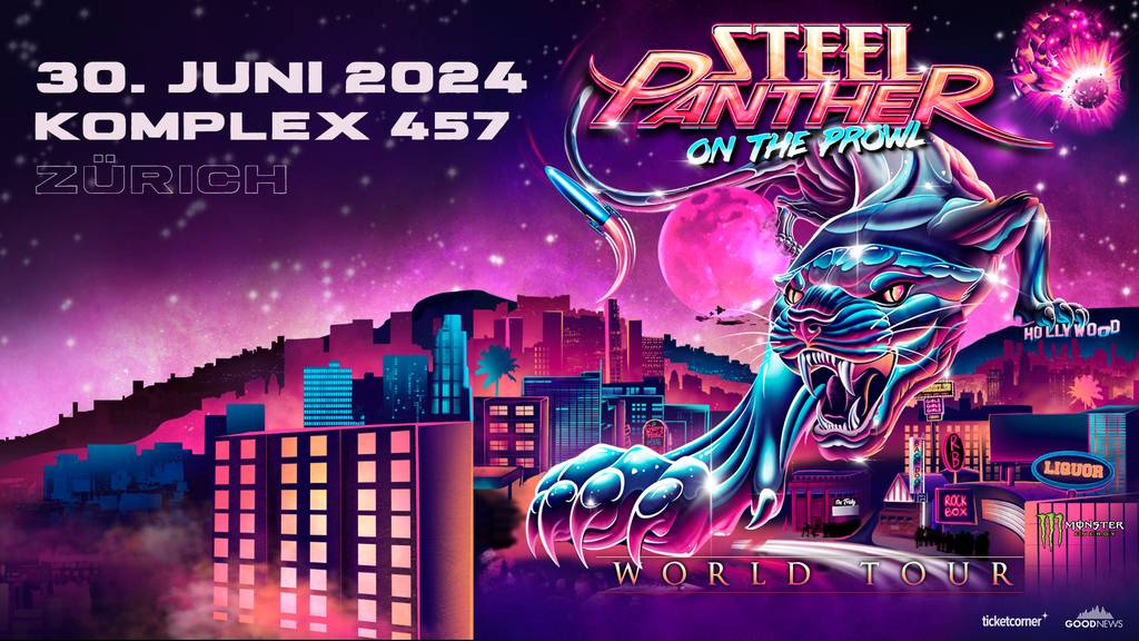 STEEL PANTHER - On the Prowl Tour