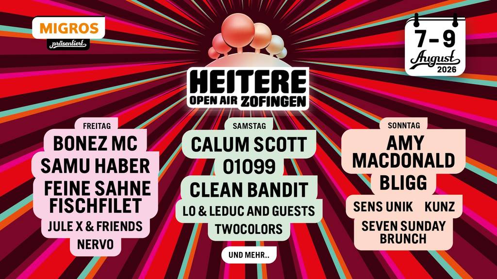 Heitere LineUp