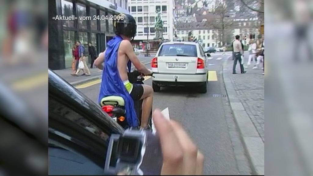 Jackass-Stunt in der Gallusstadt