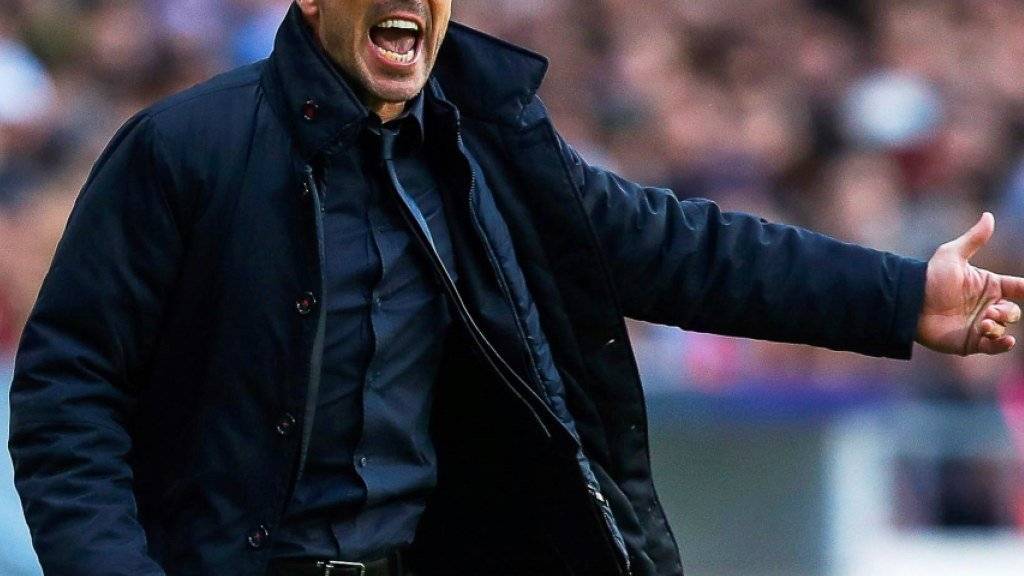 Alles mitfiebern nützt nichts: Diego Simeone scheidet mit Atlético Madrid aus der Champions League aus