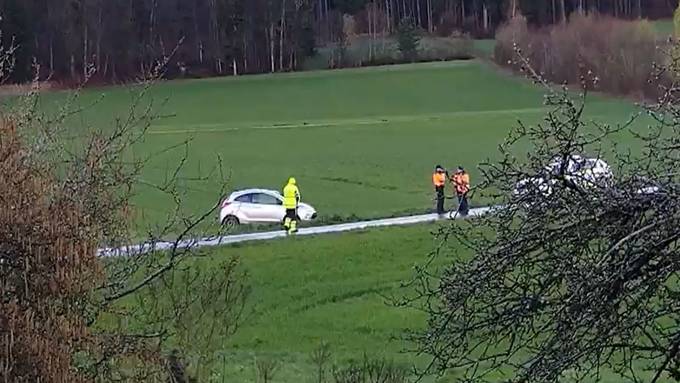 Strolchenfahrt endet nach Überschlag in Wiese – vier Jugendliche leicht verletzt