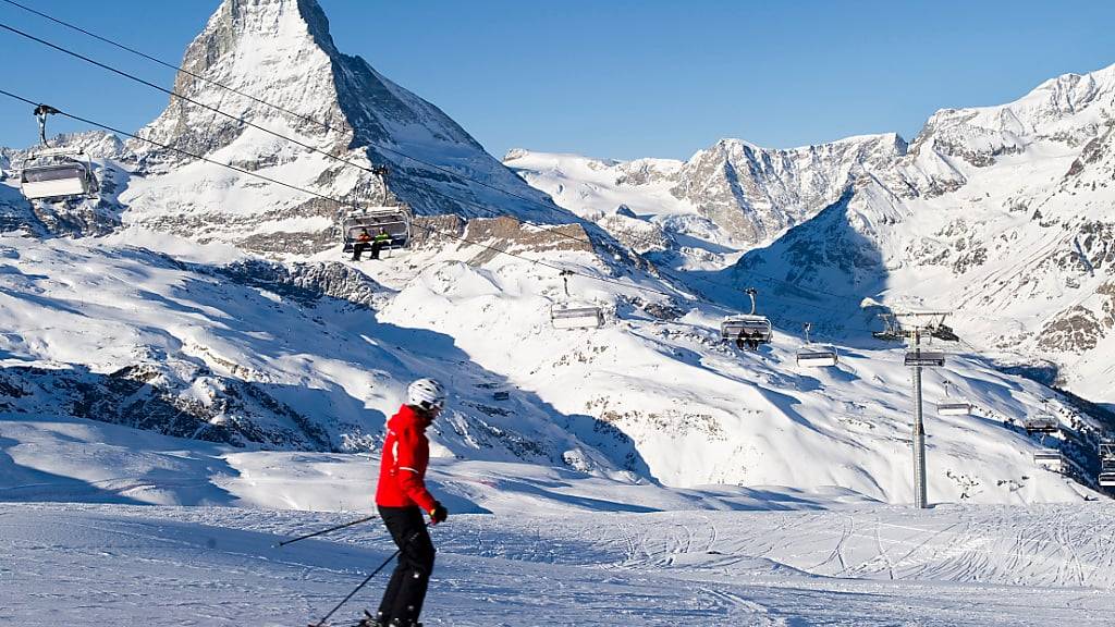 In der Region Zermatt VS kam es am Montag zu einem grösseren Lawinenabgang. (Archivbild)