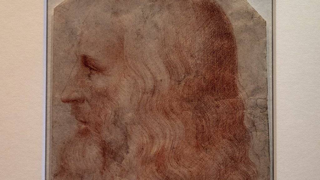 Mit Vollbart: Das neu entdeckte Porträt von Leonardo da Vinci.
