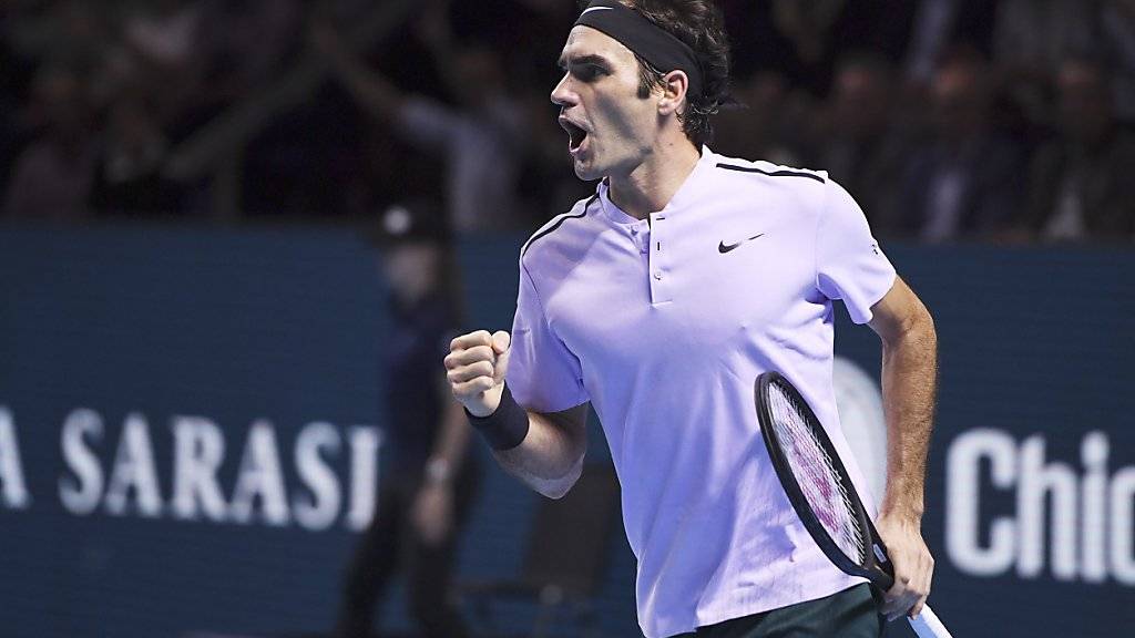 Roger Federer strebt bei den ATP Finals seinen siebten Sieg an